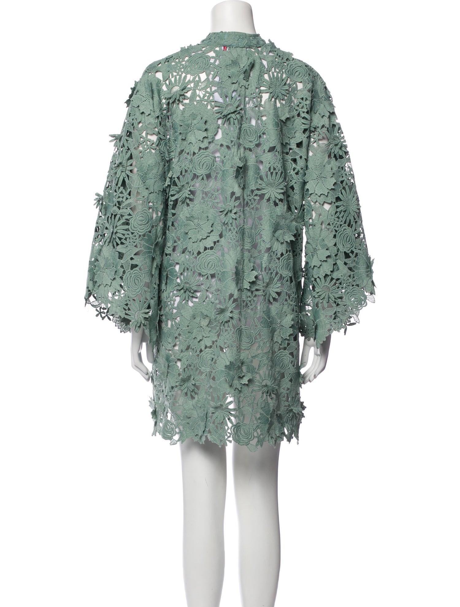 La Vie Style House Lace Pattern Mini Dress
